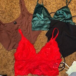 Red Lace Bralette